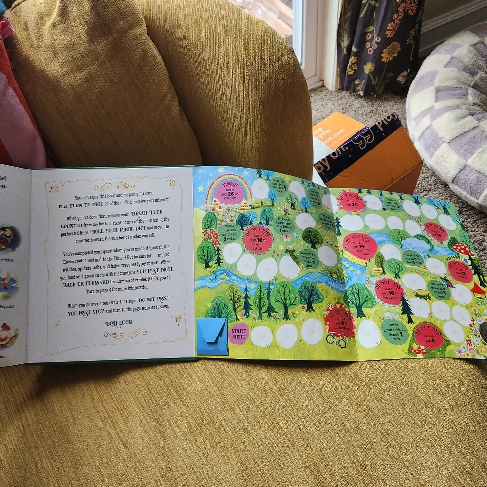 Roll Of The Dice Enchanted Forest Game Book